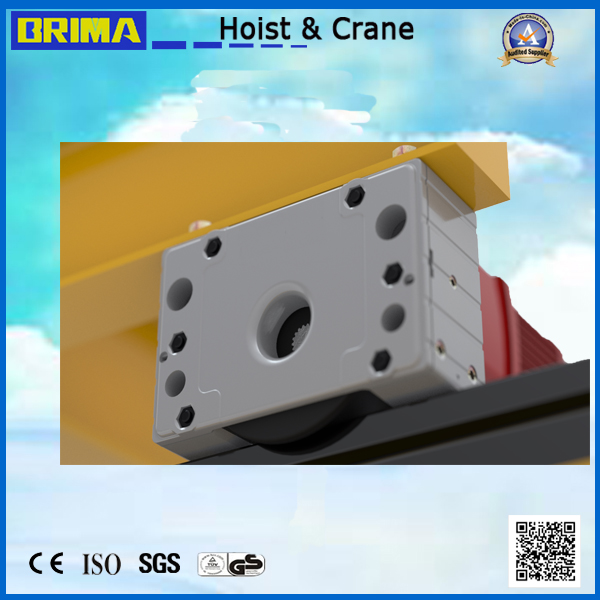 Bloco de roda de transporte final europeu de 160 mm com motor de 0,65 kw