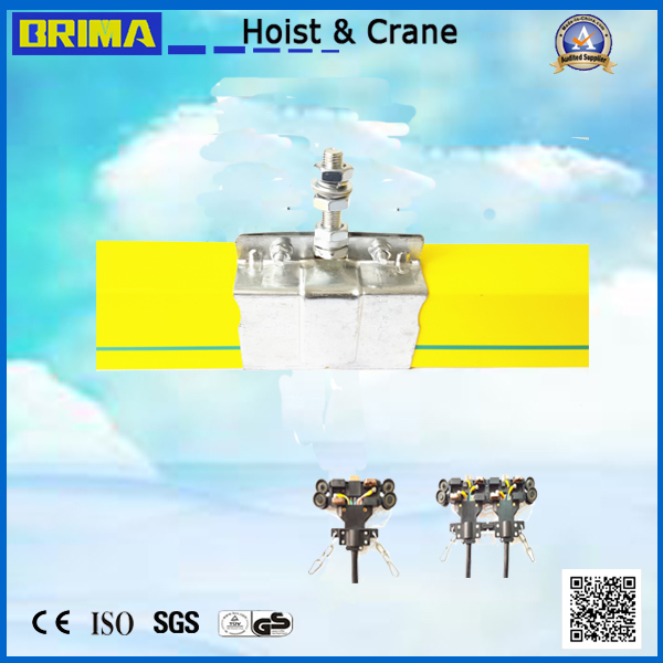 Sistema condutor de guindaste barra condutora de barramento de trilho de energia fechada